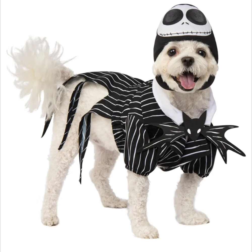 Jack Skellington Dog Costume Small Dog Rubies Nightmare Before Christmas NEW